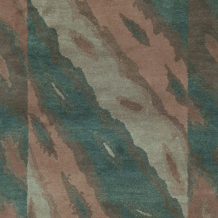 Animal Light Blue Modern Rug, abs3446lblu