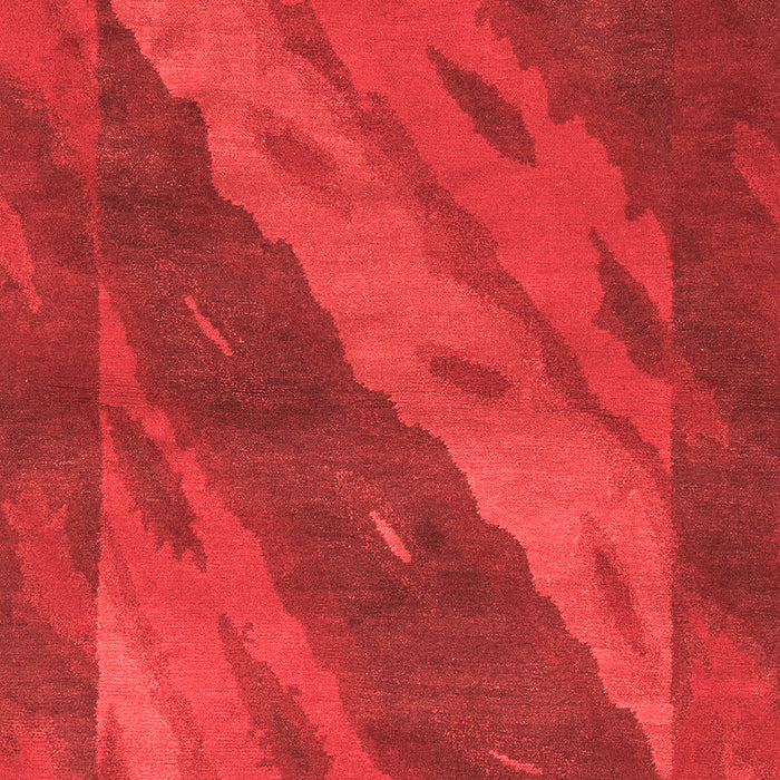 Machine Washable Animal Red Modern Rug, wshabs3446red