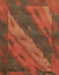 Machine Washable Abstract Red Rug, wshabs3446