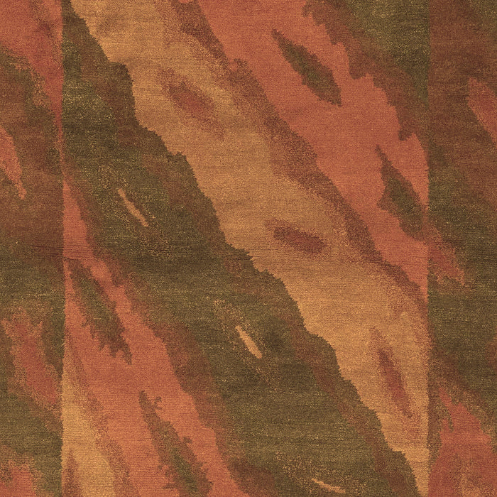 Animal Brown Modern Rug, abs3446brn