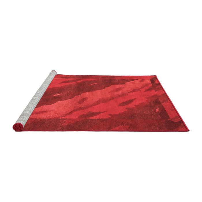 Modern Red Washable Rugs