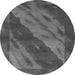 Round Animal Gray Modern Rug, abs3446gry