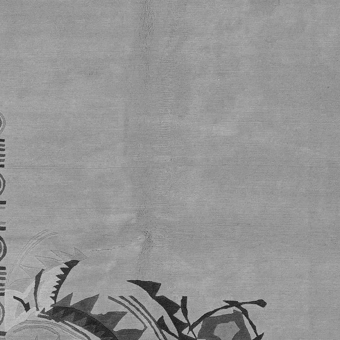 Abstract Gray Modern Rug, abs3447gry