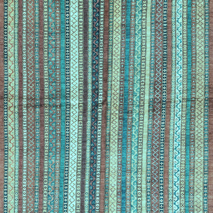 Machine Washable Abstract Light Blue Modern Rug, wshabs3448lblu