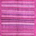 Square Abstract Pink Modern Rug, abs3448pnk