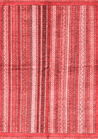 Abstract Red Modern Rug, abs3448red