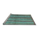 Sideview of Machine Washable Abstract Light Blue Modern Rug, wshabs3448lblu