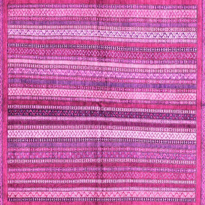 Square Machine Washable Abstract Pink Modern Rug, wshabs3448pnk