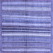Square Abstract Blue Modern Rug, abs3448blu
