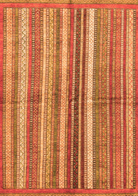 Abstract Orange Modern Rug, abs3448org