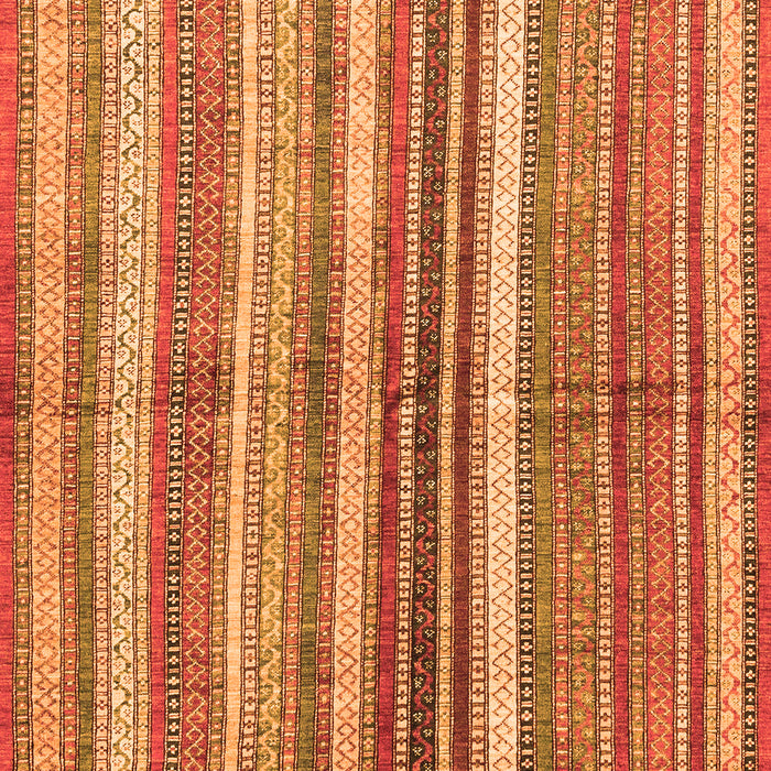 Abstract Orange Modern Rug, abs3448org