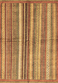 Abstract Brown Modern Rug, abs3448brn