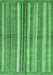 Abstract Emerald Green Modern Rug, abs3448emgrn