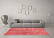 Modern Red Washable Rugs