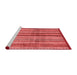 Modern Red Washable Rugs