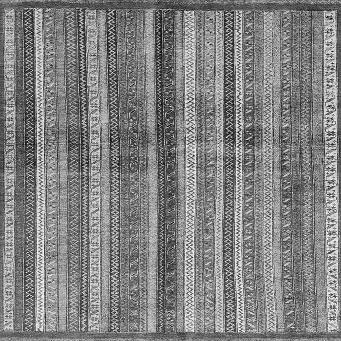 Square Abstract Gray Modern Rug, abs3449gry