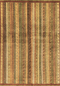 Abstract Brown Modern Rug, abs3449brn