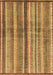 Abstract Brown Modern Rug, abs3449brn