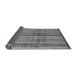 Sideview of Abstract Gray Modern Rug, abs3449gry