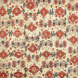 Square Abstract Khaki Gold Modern Rug, abs344