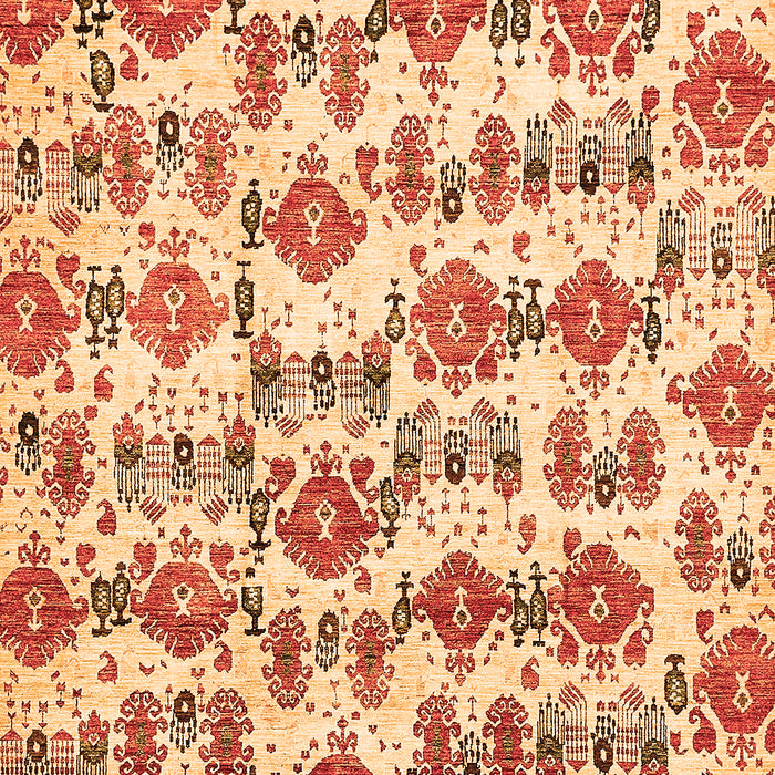 Abstract Orange Modern Rug, abs344org