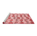 Modern Red Washable Rugs