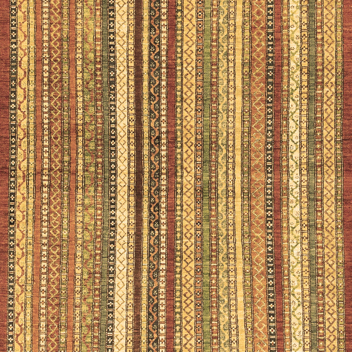Machine Washable Abstract Brown Modern Rug, wshabs3450brn