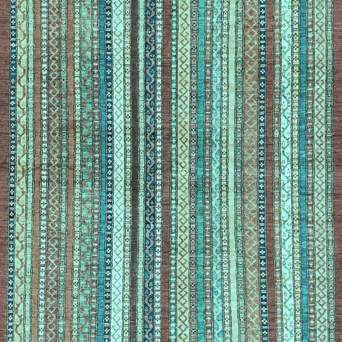 Abstract Light Blue Modern Rug, abs3450lblu