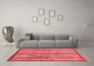 Modern Red Washable Rugs