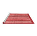 Modern Red Washable Rugs