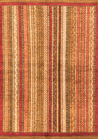 Abstract Orange Modern Rug, abs3450org