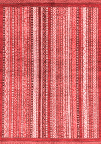 Abstract Red Modern Rug, abs3450red