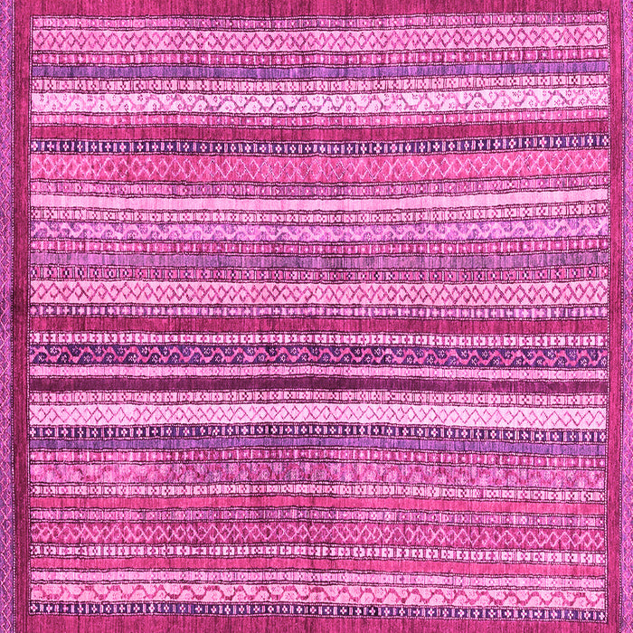 Square Abstract Pink Modern Rug, abs3450pnk