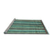 Sideview of Machine Washable Abstract Light Blue Modern Rug, wshabs3451lblu