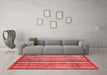 Modern Red Washable Rugs