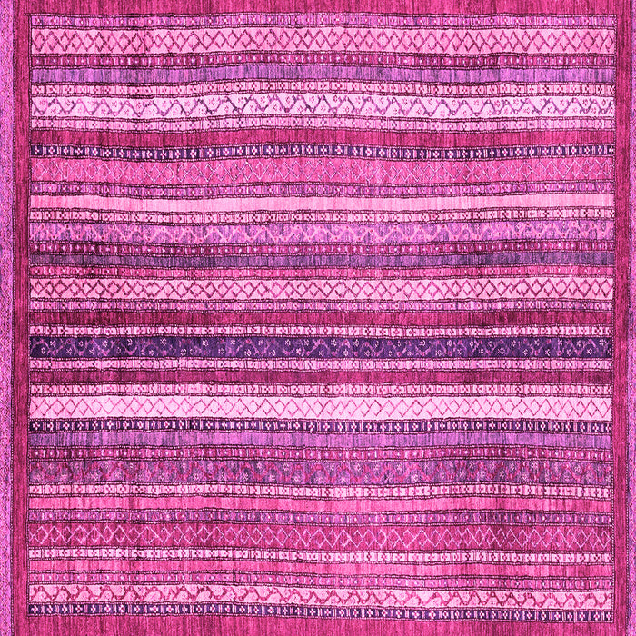 Square Abstract Pink Modern Rug, abs3451pnk