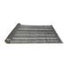 Sideview of Abstract Gray Modern Rug, abs3451gry