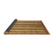 Sideview of Abstract Brown Modern Rug, abs3451brn