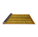 Sideview of Abstract Yellow Modern Rug, abs3451yw