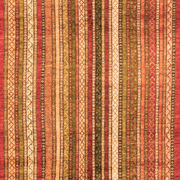 Machine Washable Abstract Orange Modern Area Rugs, wshabs3451org