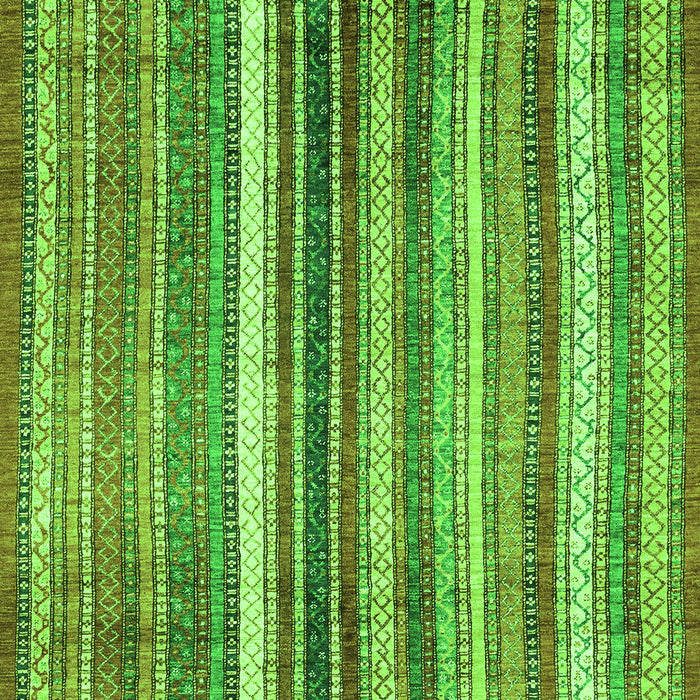 Machine Washable Abstract Green Modern Area Rugs, wshabs3451grn