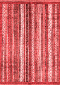 Abstract Red Modern Rug, abs3451red