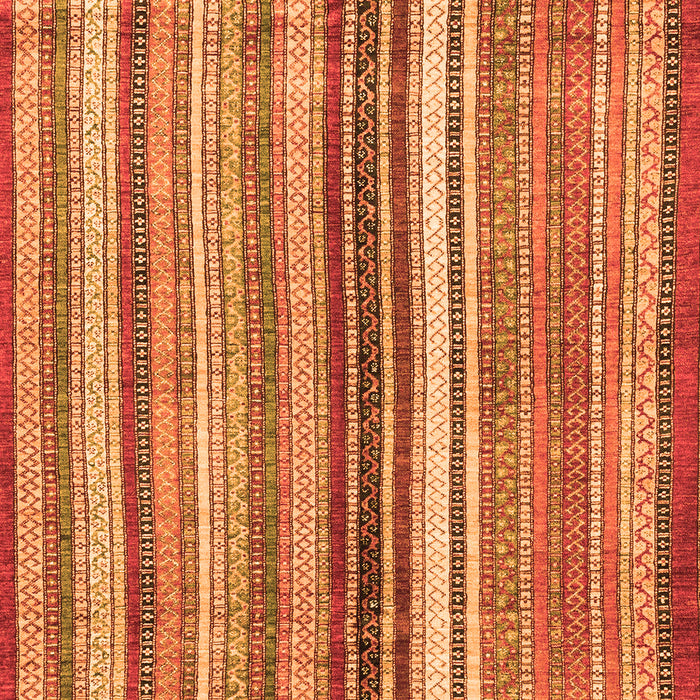 Machine Washable Abstract Orange Modern Area Rugs, wshabs3452org