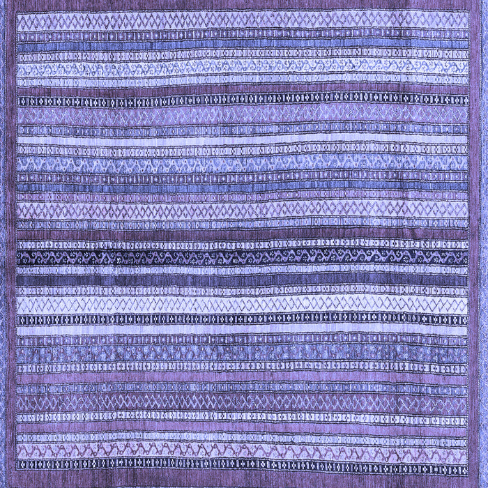 Square Machine Washable Abstract Blue Modern Rug, wshabs3452blu