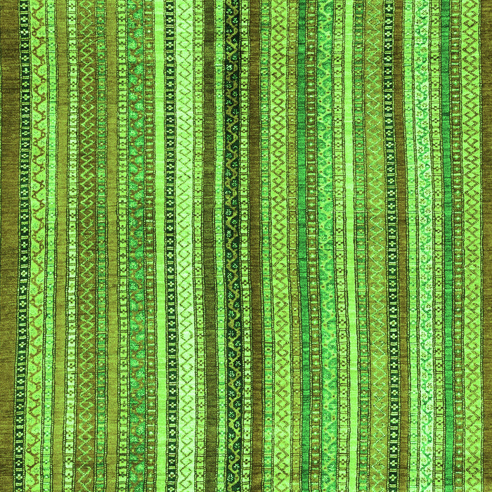 Abstract Green Modern Rug, abs3452grn