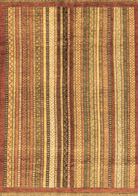 Abstract Brown Modern Rug, abs3452brn