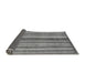 Sideview of Abstract Gray Modern Rug, abs3452gry