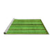 Sideview of Machine Washable Abstract Green Modern Area Rugs, wshabs3452grn