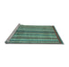 Sideview of Machine Washable Abstract Light Blue Modern Rug, wshabs3453lblu