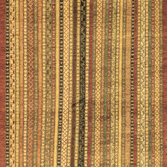 Machine Washable Abstract Brown Modern Rug, wshabs3453brn